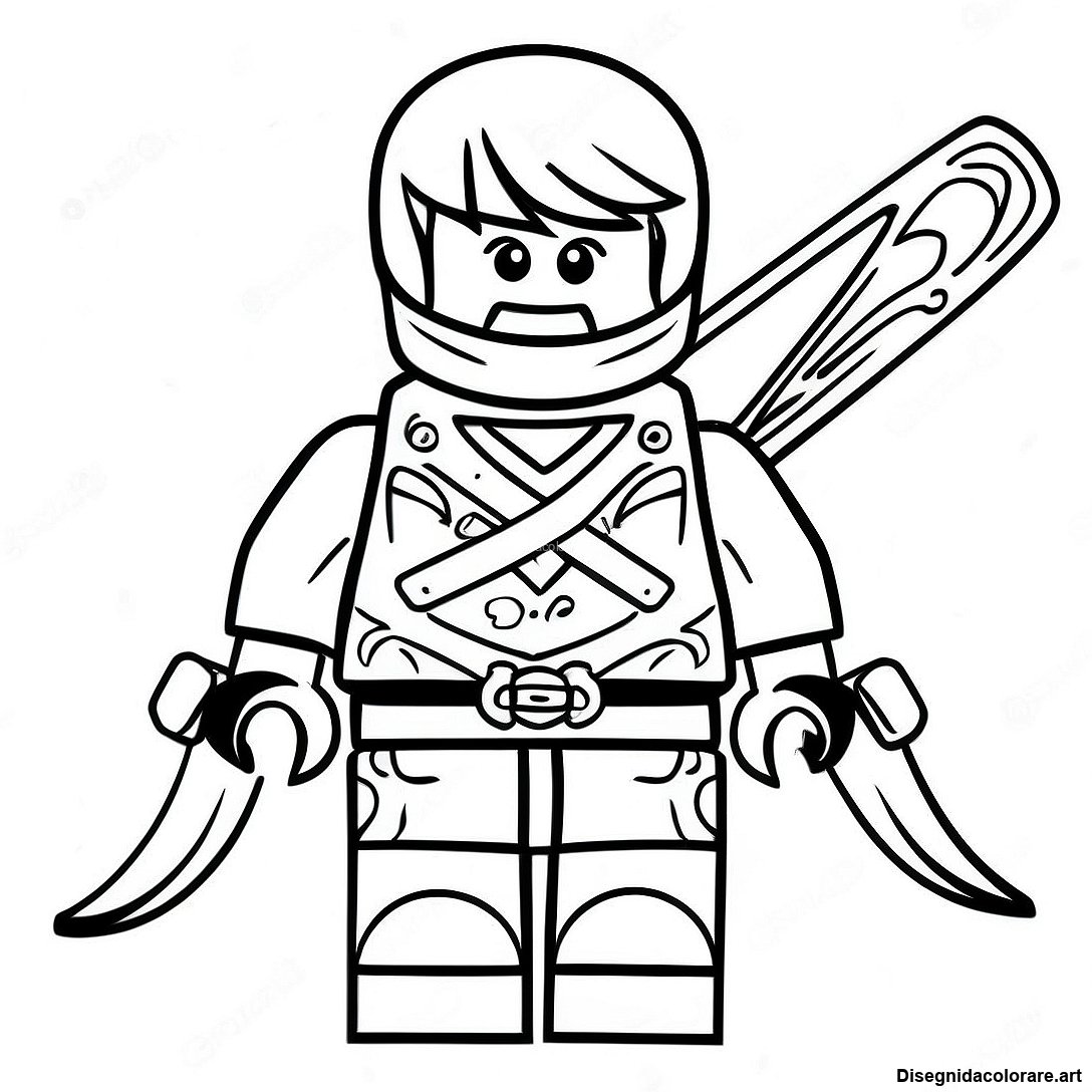 Lego Ninjago Zane In Battaglia Disegno Da Colorare 6838 2560