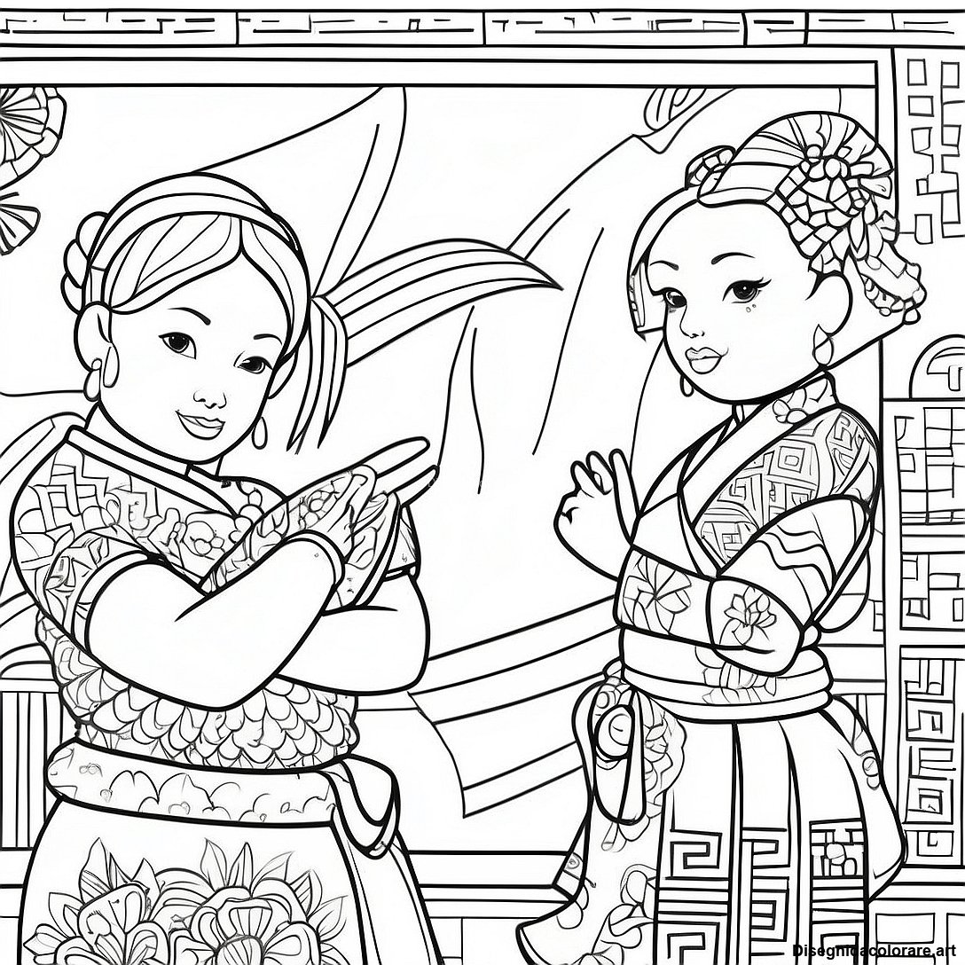 Pagina Da Colorare Della Celebrazione Del Mese Del Patrimonio Aapi 108618 45519