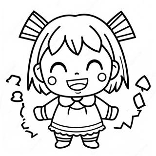 Himiko Toga In Stile Chibi Da Colorare 100754 39277