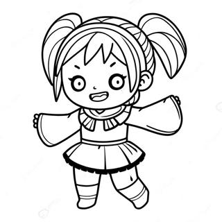 Himiko Toga In Stile Chibi Da Colorare 100754 39280