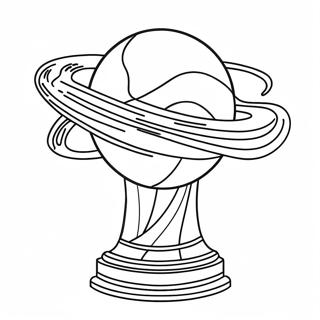 Pagina Da Colorare Del Trofeo Del Campionato Nba 101088-39538