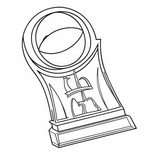 Pagina Da Colorare Del Trofeo Del Campionato Nba 101088-39539