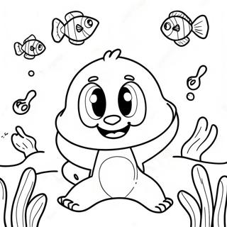 Pagina Da Colorare Di Sandy Cheeks Avventura Sottomarina 102014-40366