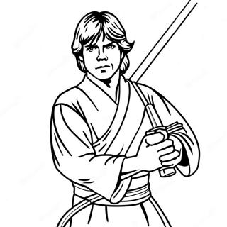 Luke Skywalker Pagine Da Colorare