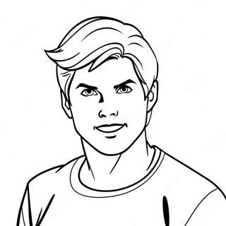 Pagina Da Colorare Di Ken Con Fireball 102245-40545