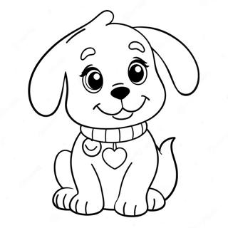 Pagina Da Colorare Cucciolo Di Natale Carino 102372-40639