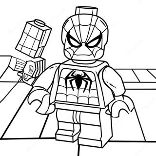 Spiderman Lego Pagine Da Colorare