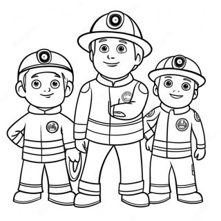 Pagina Da Colorare Sam Il Pompiere E Amici 103303-41369