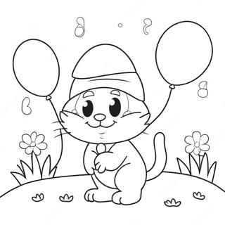 Gatto Puffo Pagine da Colorare