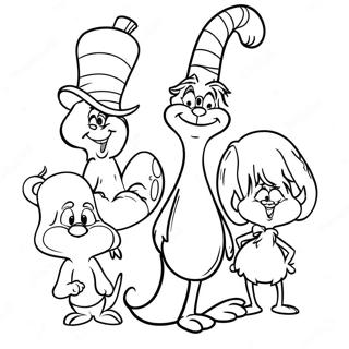 Pagina Da Colorare Dei Personaggi Felici Di Whoville 103736-41699