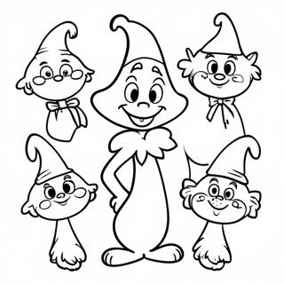 Pagina Da Colorare Dei Personaggi Allegri Di Whoville 103739 41710