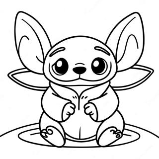 Stitch E Baby Yoda Pagine Da Colorare