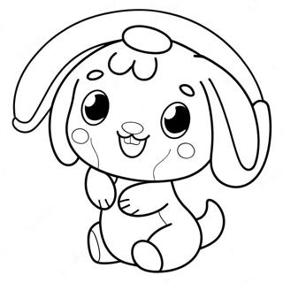 Carino Cinnamoroll Pagine Da Colorare