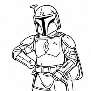 Boba Fett Pagine Da Colorare