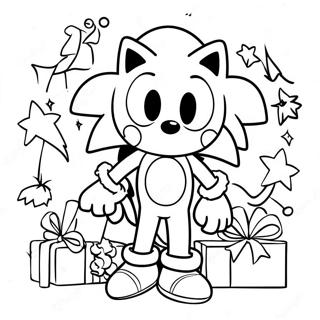 Pagina Da Colorare Dellavventura Natalizia Di Sonic E Amici 104047-41944