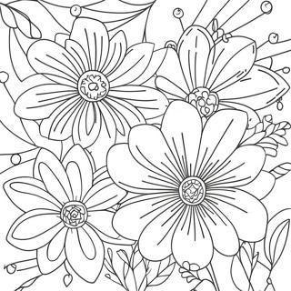 Pagina Da Colorare Fiori Viola Vivaci 104251-42097