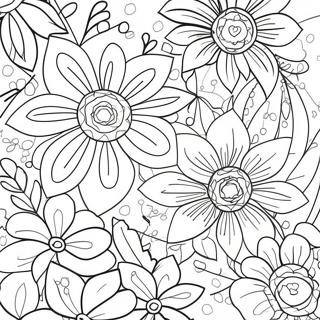 Pagina Da Colorare Fiori Viola Vivaci 104251-42100