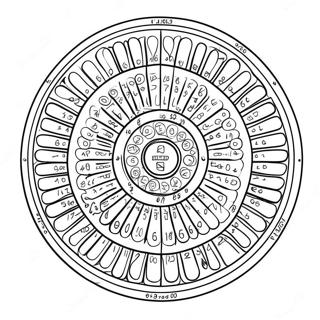 Pagina Da Colorare Della Tavola Di Moltiplicazione Colorata 105178-42822
