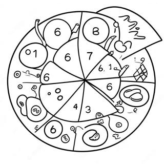 Pagina Da Colorare Dei Fogli Di Lavoro Creativi Sulla Moltiplicazione 105179-42825