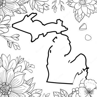 Pagina Da Colorare Del Michigan 105354-42966