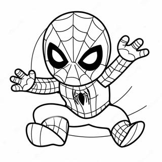 Pagina Da Colorare Di Baby Spiderman 105536-43106