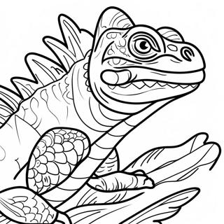 Pagina Da Colorare Di Iguana Maestosa 106567-43915
