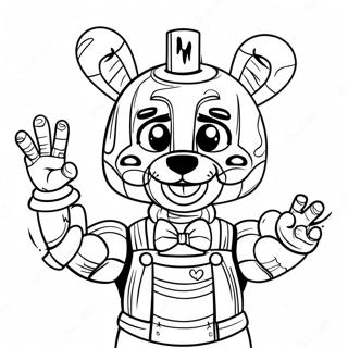 Pagina Da Colorare Di Sister Location Fnaf 106693-44007