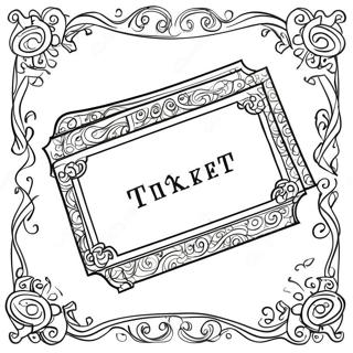 Pagina Da Colorare Dellemozione Del Biglietto Doro 107284-44488