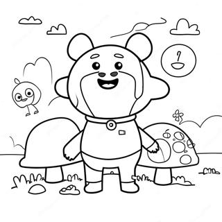 Pagina Da Colorare Di Hey Duggee 107563-44690