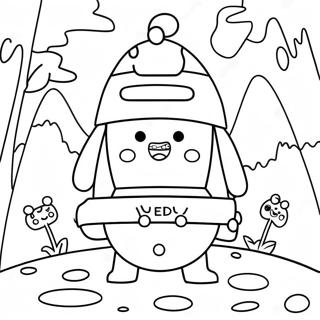 Pagina Da Colorare Di Hey Duggee Avventura 107564-44696