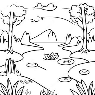 Pagina Da Colorare Della Natura Del Benessere Consapevole 107923 44979