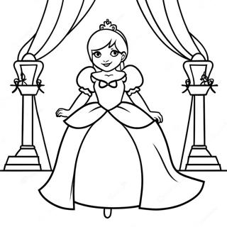 Cenerentola In Costume Spettrale Pagina Da Colorare 108023-45053