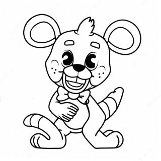 Pagina Da Colorare Di Mangle Fnaf In Posizione Giocosa 108103-45124