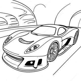 Pagina Da Colorare Di Design Futuristico Di Auto Drift 108286-45266