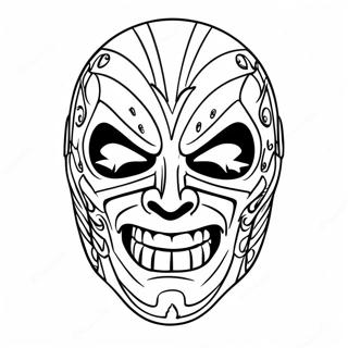 Pagina Da Colorare Della Maschera Wwe The Fiend 108335-45294