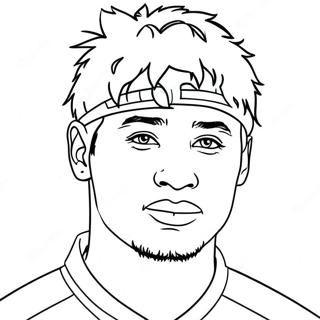 Pagina Da Colorare Neymar Con I Fan 108440-45386