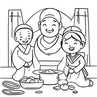 Pagina Da Colorare Della Celebrazione Del Mese Del Patrimonio Aapi 108618-45517