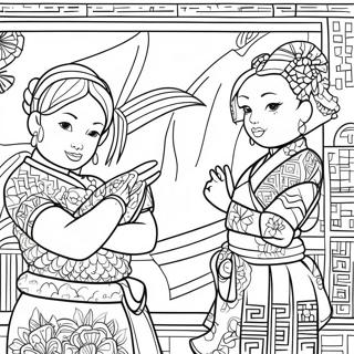 Pagina Da Colorare Della Celebrazione Del Mese Del Patrimonio Aapi 108618-45519