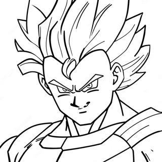 Pagina Da Colorare Di Vegito Super Saiyan 108877-45714