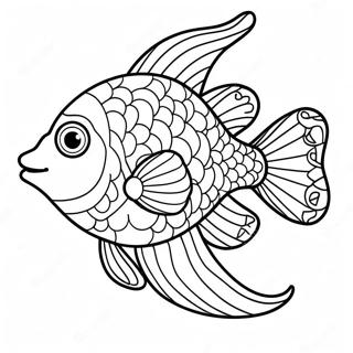 Pagina Da Colorare Del Pesce Arcobaleno 109004-45810