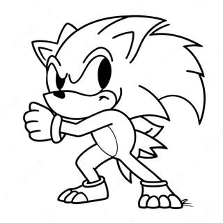 Sonic Il Werehog Pagine Da Colorare