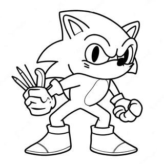 Pagina Da Colorare Sonic Il Werehog 109081-45872