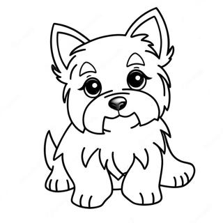 Pagina Da Colorare Cucciolo Di Yorkie 109799-46494