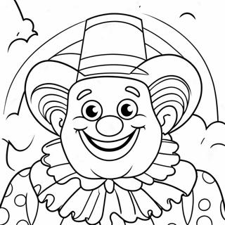 Pagina Da Colorare Del Clown Fantasioso 110525 47067