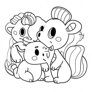 Pagina Da Colorare Degli Amici Tbhk 110910 47365