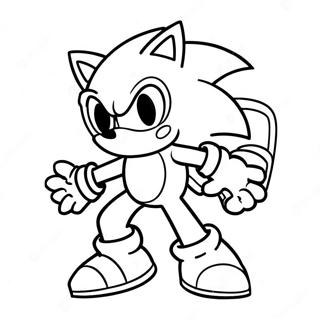 Pagina Da Colorare Di Sonic Argento 111035-47479