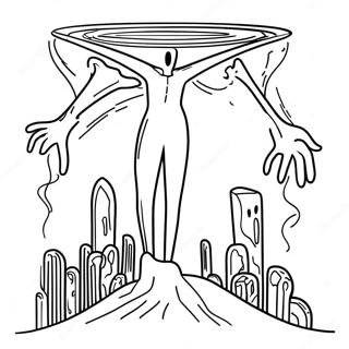 Pagina Da Colorare Di Enderman Che Teletrasporta 111272-47675