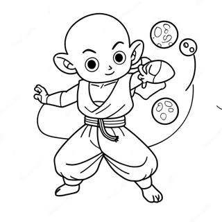 Pagina Da Colorare Di Piccolo Con Le Sfere Del Drago 111425-47789