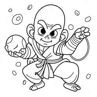 Pagina Da Colorare Di Piccolo Con Le Sfere Del Drago 111425-47790