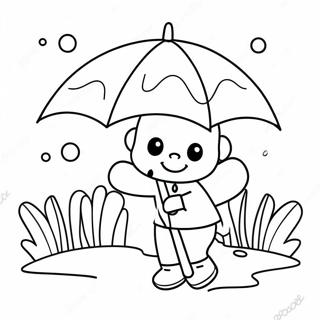 Pagina Da Colorare Delle Piogge Allegre Di Aprile 111478-47834